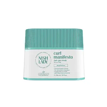 Маска для кучерявого волосся NishLady Curl Manifesto Mask 296ml