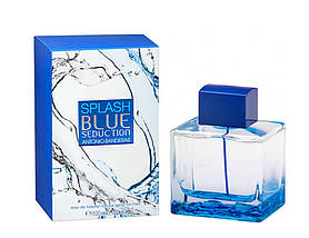 Antonio Banderas Splash Blue Seduction for Men туалетна вода 100 ml. (Антоніо Бандерас Сплеш Блу Седакшн), фото 3