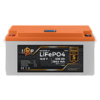 Аккумулятор LiFePО4 LogicPower LCD 12V (12,8V) - 230 Ah (2944Wh) (BMS 150A/75A) пластик