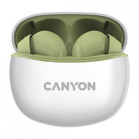 Bluetooth-гарнітура Canyon TWS-5 Green (CNS-TWS5GR) DS