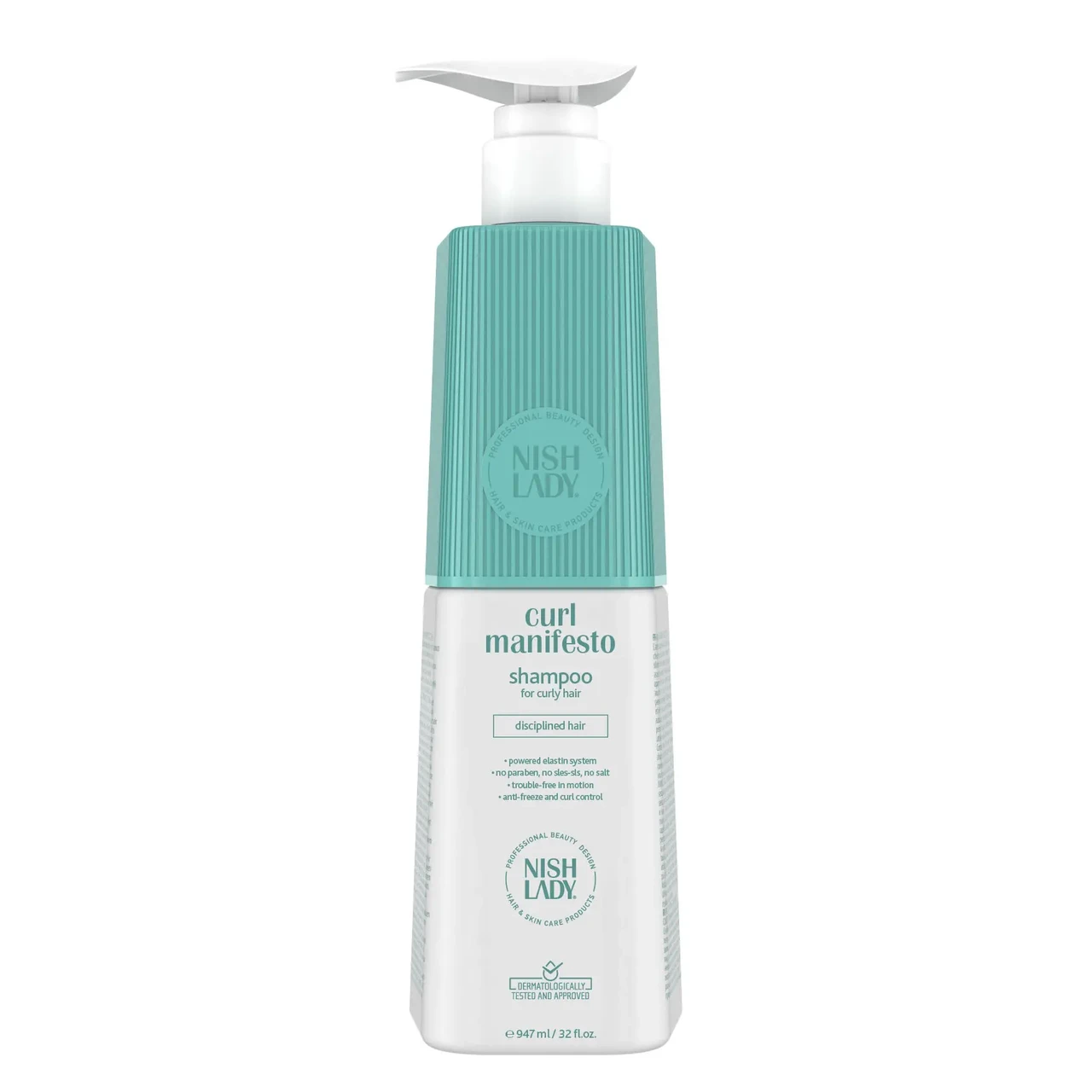 Шампунь для кучерявого волосся NishLady Curl Manifesto Shampoo 947мл