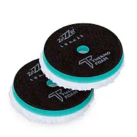 Пад з мікрофібри ZviZZer Thermo Microfiber Pad Green 140/20/125 зелений, жорсткий ексцентрик