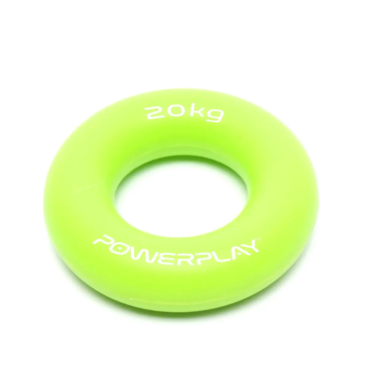 Еспандер кистьовий силіконовий PowerPlay PP-4324 Hand Grip Ring Medium 20 кг. Зелений, фото 1