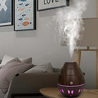 Домашний увлажнитель-очиститель воздуха с ночником и аромадиффузором 130мл, паровой увлажнитель pot