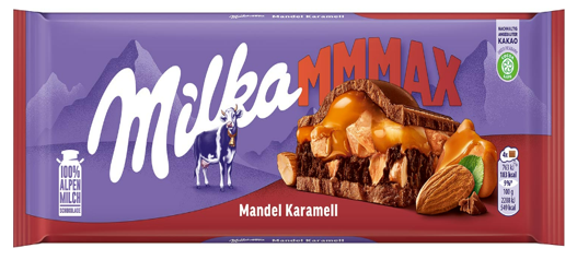 Milka Almond Caramel 250g 1/12