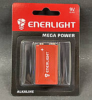 Батарейка Enerlight Mega Power 9V 6LR61 крона (лужна BL1)