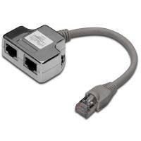 Разветвитель DIGITUS витой пары, STP, cat.5e, 1x2RJ-45 (DN-93904)