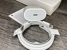 Швидка зарядка для iPhone 15 Pro Max 35W USB-C + Кабель Type-C to Type-C, фото 4