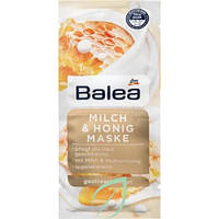 Balea Живильна маска для обличчя з молоком і медом 2 x 8 мл.