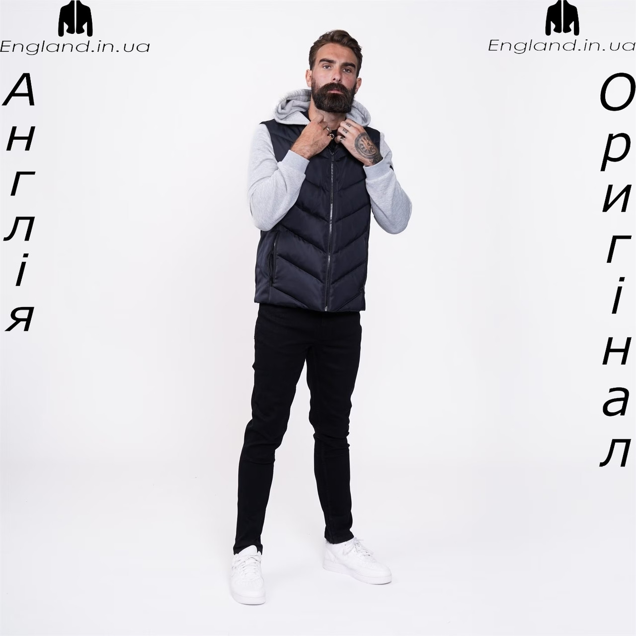 Куртка стьобаний чоловіча Firetrap (Фаєртрап) з Англії - весна/осінь, фото 1