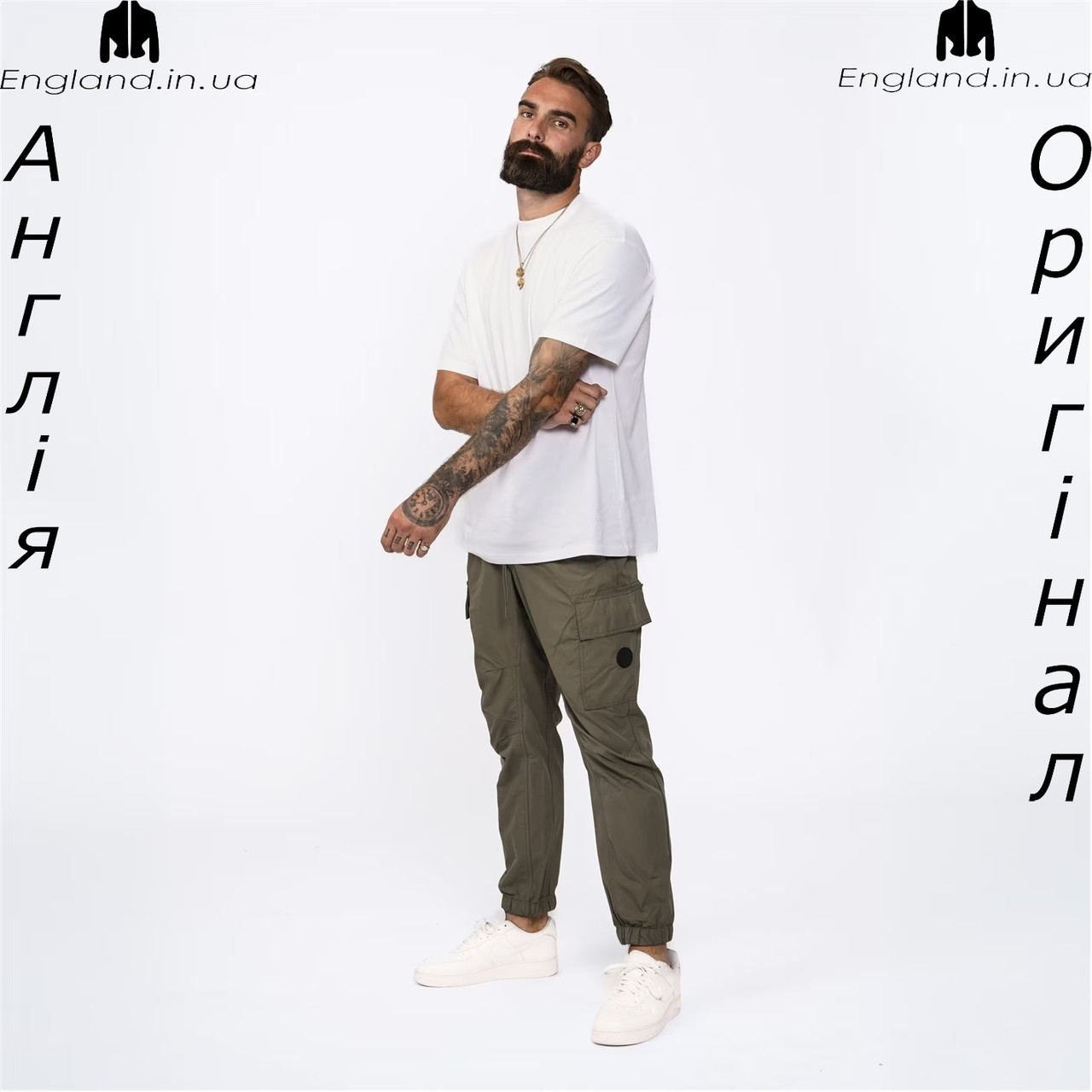 Штани чіно чоловічі Firetrap (Фаєртрап) з Англії - карго