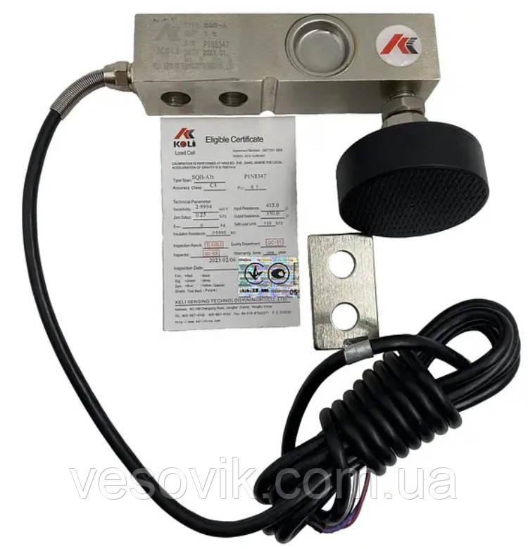 Тензодатчик Keli SQB-A 1t (якість Normal) 1000кг