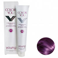 Крем-фарба для фарбування волосся Young Color You Y-PLX 7.22 Biondo Irisee Intenso