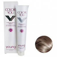 Крем-фарба для фарбування волосся Young Color You Y-PLX 8.11 Biondo Chiaro Cenere Intenso