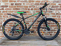 Велосипед Royal 27.5-17" MOTION чорно-зелений 2024