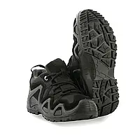 Ботинки черные M-Tac Alligator Black тактические,армейская демисезонная обувь мужская с усиленным носком