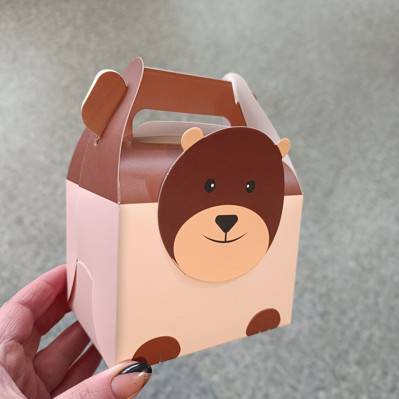 Коробка подарункова дитяча збірна ведмедик