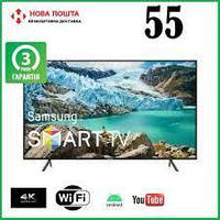 Телевізор Samsung Smart TV 55 дюймів UHD 2K/HDR/USB/HDMI Wi-FI Android