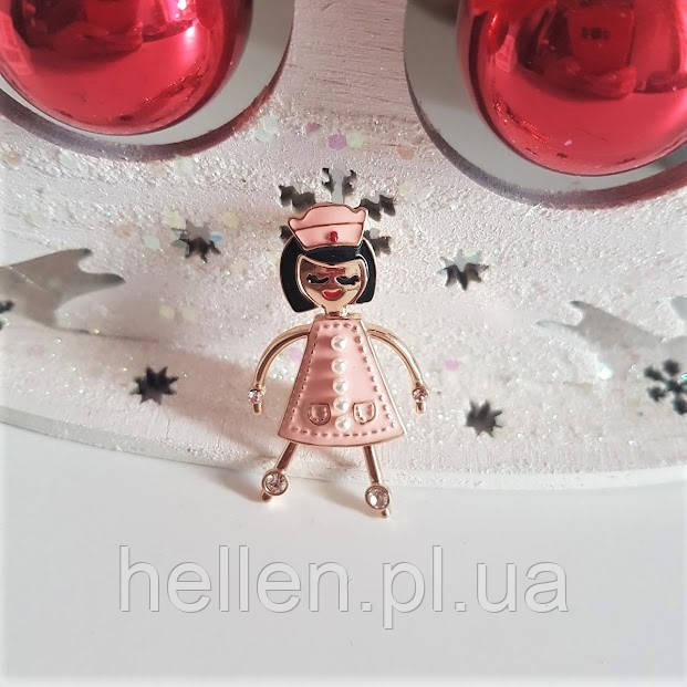 Брошка медична "Медсестричка "