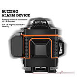 Лазерний рівень HILDA 4D 16 ліній з двома акумуляторами, фото 6