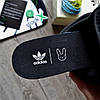 Чоловічі кросівки Adidas Bad Bunny Forum Buckle Low Core Black (Чорні) Адідас текстиль шкіра замш демісезон, фото 7