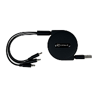 Зарядний пристрій 3 в 1 Apple + Apple + Micro USB