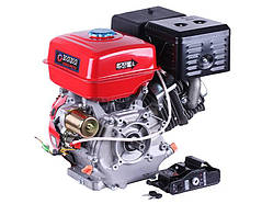 Двигун бензиновий 190FE TATA (з виходом валу під шліц, 25 мм) 15 к.с. з електростарером