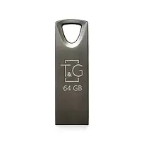 USB Флешка Flash Drive T&G 64gb Metal 117 Чёрная