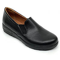 Женские кожаные туфли на низком ходу черного цвета Sergio Billini 2068 36 размер
