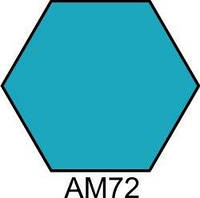 Краска акриловая голубая матовая Хома (Homa) АМ72