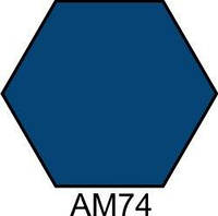 Краска акриловая темно-синяя матовая Хома (Homa) АМ74