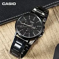 Мужские наручные часы Casio Standard Analogue MTP-E321B-1A Черные