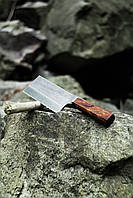 Нож-тесак Шиноби айронвуд с прямоугольным лезвием Ручной работы из кованной стали