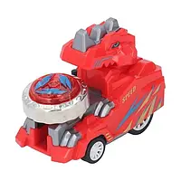 Игрушка Бейблейд машинка динозавр на запуске A-Toys SG62898E-5 Красная