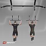 Стельовий турнік Hop-Sport HS-2000K із рукавичками, фото 10