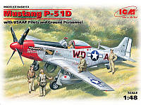 Сборная модель 1:48 истребителя P-51D Mustang