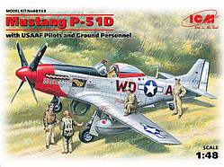 Збірна модель 1:48 винищувача P-51D Mustang