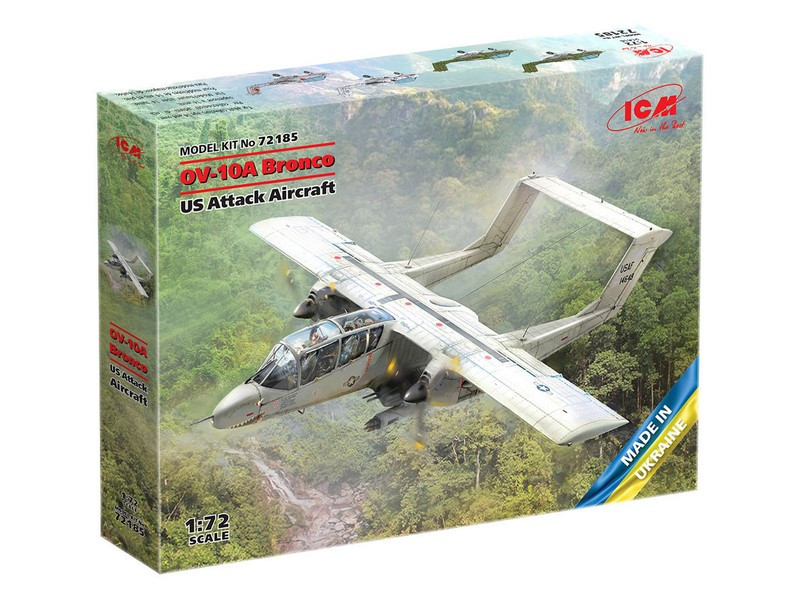 Збірна масштабна модель 1:72 штурмовика OV-10A Bronco