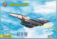 Сборная модель 1:72 истребителя Mirage 4000