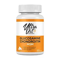 Для суглобів і зв'язок Ultra Vit Glucosamine & Chondroitin MSM 90 tabs