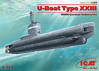 Сборная модель 1:144 подводной лодки U-boat Type XXIII