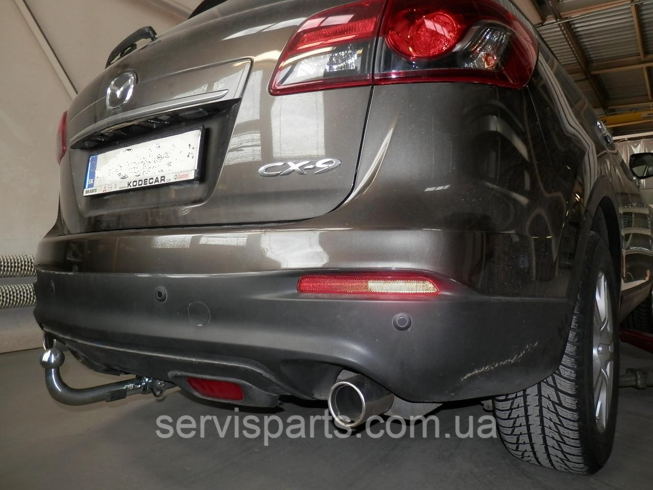 Фаркоп Mazda CX-9 2006-2017 (Мазда СХ 9) без підрізання бампера