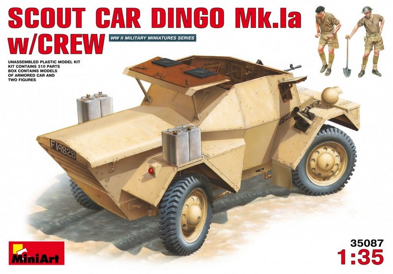 Сборная модель 1:35 бронеавтомобиля Dingo Mk.Ia - фото 1 - id-p39729761