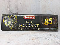 Чорний шоколад БЕЗ ЦУКРУ 85% какао Torras DARK FONDANT