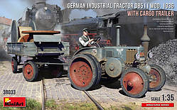 Збірна модель 1:35 трактора Трактор D8511 з причепом