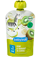 Пюре Babylove ківі-банан-груша для дітей від 1 року, 100 г