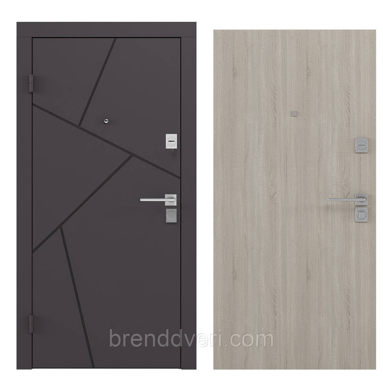 Вхідні двері Bas 001 для вулиці, фото 1