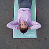 Коврик для йоги и фитнеса PowerPlay 4010 (173*61* 0.6) бірюзовий ПЕРЕОЦІНКА, фото 9