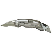 Нож монтажный Stanley QUICKSLIDE SPORT UTILITY KNIFE складной с двумя лезвиями (0-10-813)