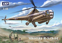 Сборная модель 1:48 вертолета R-5/S-51